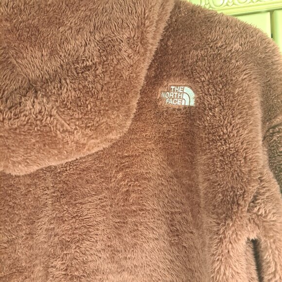 The North Face Teen Girls Suave Oso Fleece Full Zip Coat Wild Ginger Sz XL - Picture 6 of 11